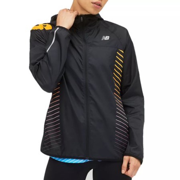 New Balance Reflective Accelerate Windcheater Jacket - Small - Picture 2 of 11